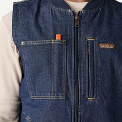 M's Work Denim Vest