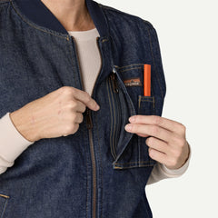 W's Work Denim Vest