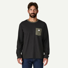 M's Long-Sleeved Shop Sticker Pocket Responsibili-Tee®
