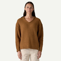 W's Recycled Wool-Blend V-Neck Sweater