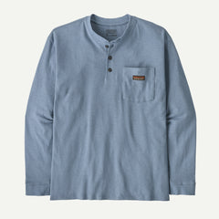 M's Long-Sleeved Work Henley Pocket Tee