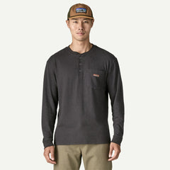 M's Long-Sleeved Work Henley Pocket Tee