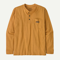 M's Long-Sleeved Work Henley Pocket Tee