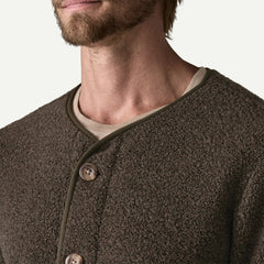 M's Reclaimed Fleece Cardigan
