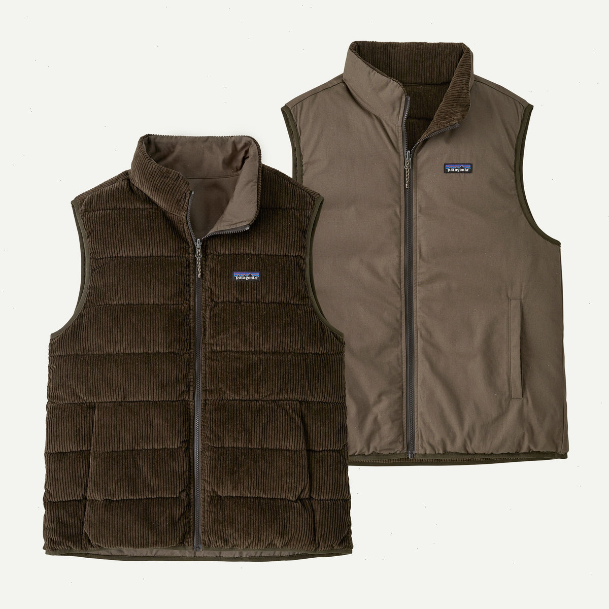 Reversible Cotton Down Vest