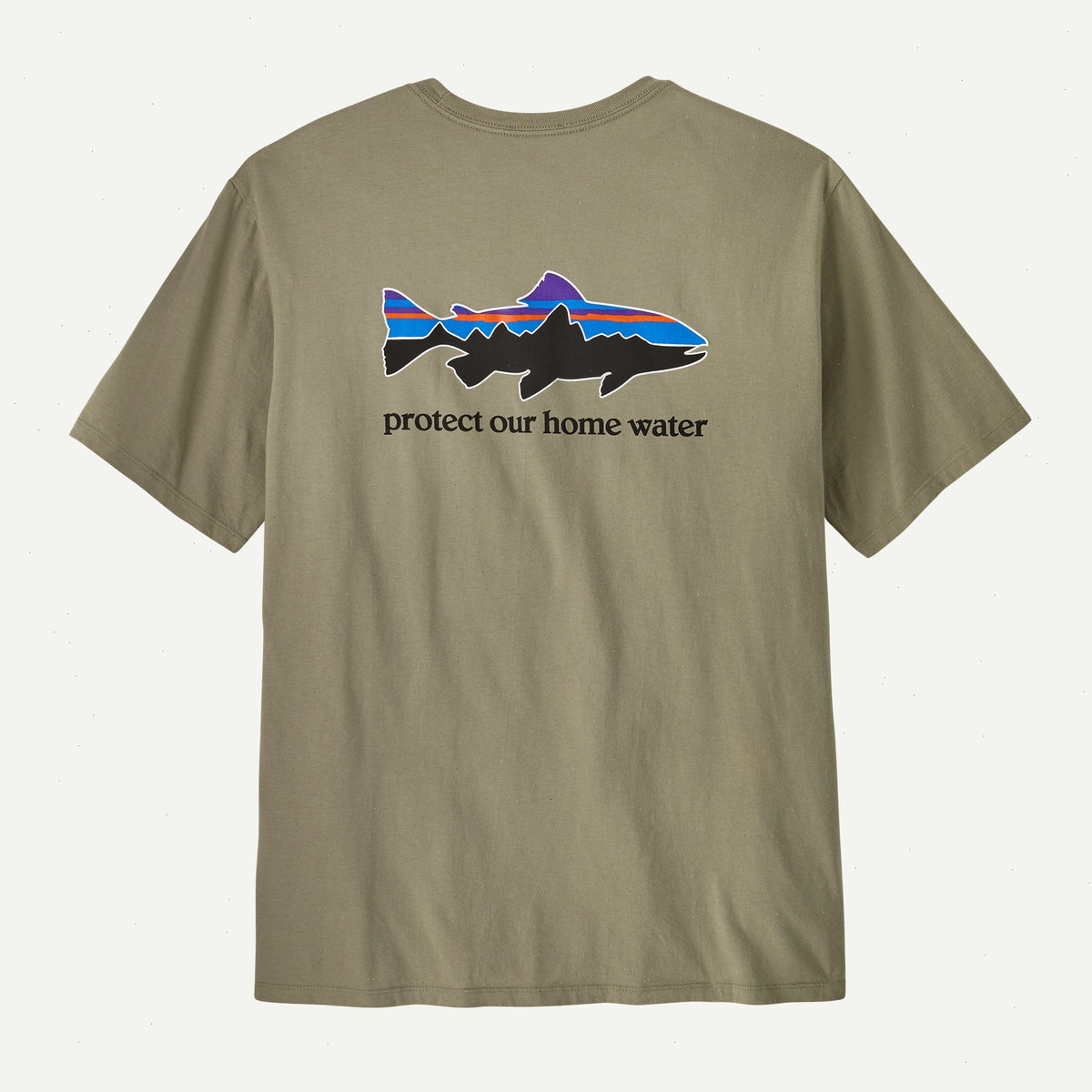 M's Home Water Trout Organic T-Shirt