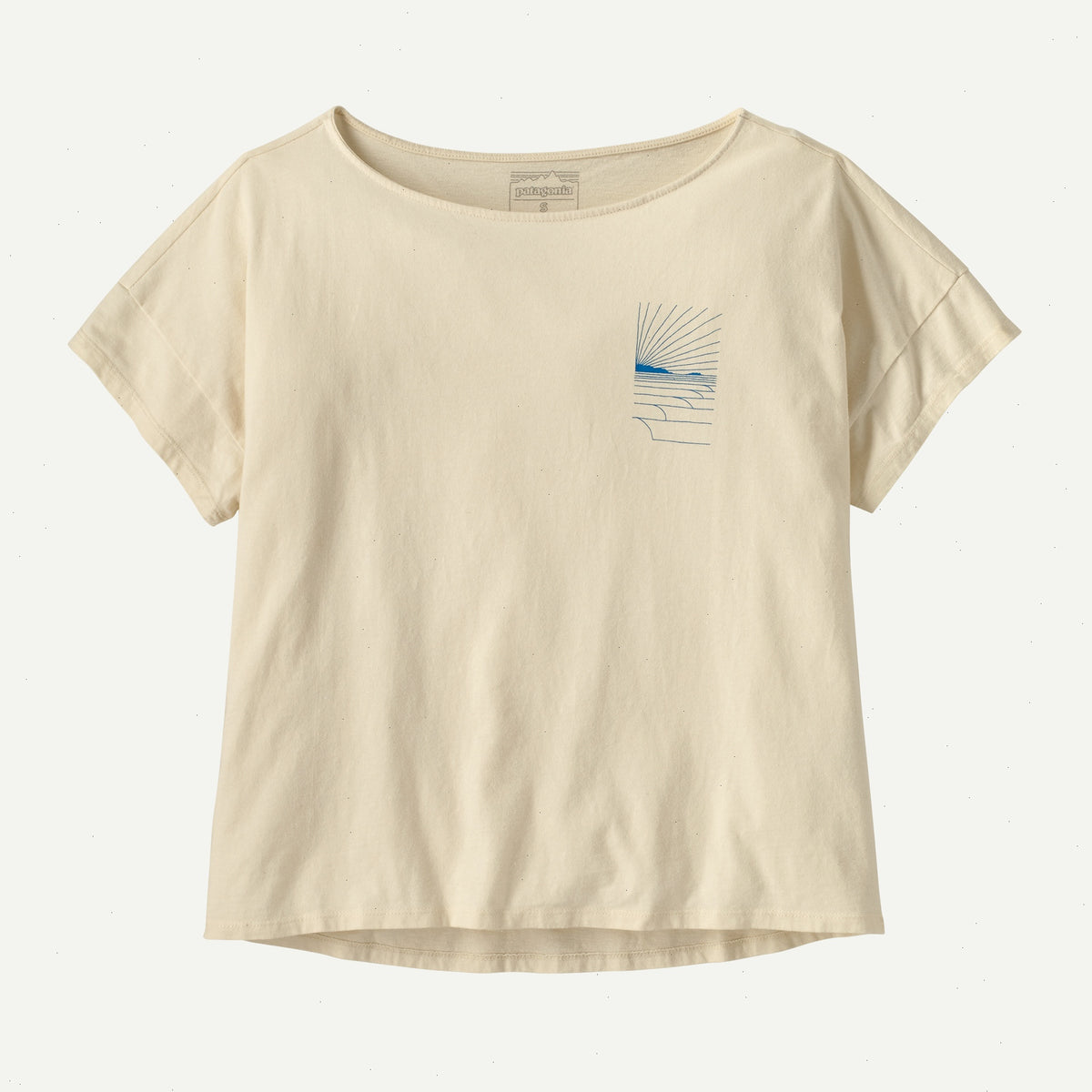 W's Waves Rolling Relaxed Drop-Sleeve Organic T-Shirt