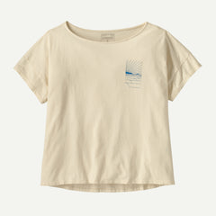 W's Waves Rolling Relaxed Drop-Sleeve Organic T-Shirt