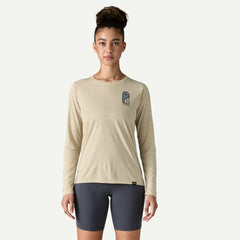 W's Long-Sleeved Capilene® Cool Daily Graphic Shirt - Lands