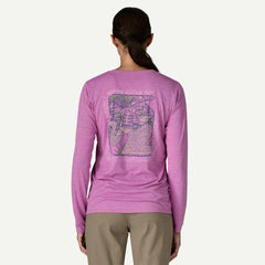 W's Long-Sleeved Capilene® Cool Daily Graphic Shirt - Lands
