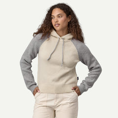 W's Recycled Wool-Blend Hooded Pullover Sweater