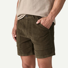 M's Organic Cotton Cord Utility Shorts - 6"